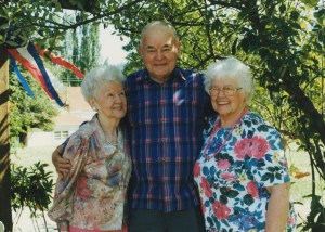 Fay (91 years old), Cecil (89) Joy (88)