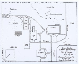 Eatonville School plan (ca. 1916) by Supt. B.W. Lyon and drawn by Fred Chamberlin Eatonville School plan (ca. 1916) by Supt. B.W. Lyon and drawn by Fred Chamberlin