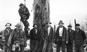 Loggers in the early days Loggers in the early days
