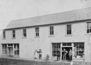 T. C. Van Eaton's building, standing where Kirk's parking lot is today. 