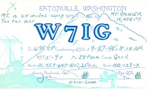 1948 W71G postcard by Jonas Asplund