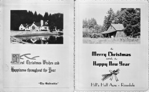 Galbraith and Hills Christmas Cards