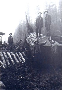 First steam donkey & crew