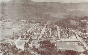 Looking down at Eatonville (1950s)