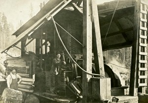 High tech logging in early 1900