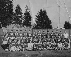 The entire 1953 Eatonville football team