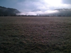 September sunrise in Ohop Valley September sunrise in Ohop Valley