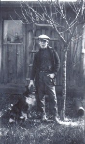 Cecil Williams and his dog 