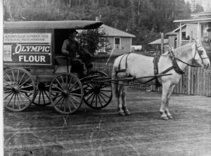 Eatonville Lumber Co. General Merchandise wagon