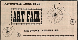 Lions first Art Festival in '72