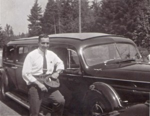 Jess Dawkins, driver of the Park's Red Bus. He met Madora on a trip to the hospital