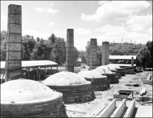 Clay City stacks and kilns