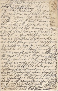 Mesler postcard, Ashford, 1911 (side 2) Mesler postcard, Ashford, 1911 (side 2)