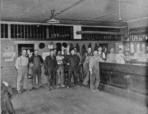 Eatonville Lumber Company Saloon, with John Galbraith