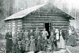 Swan Lake School in 1893. The Fiander girls and mom, Catherine, are all dressed in plaid. Swan Lake School in 1893. The Fiander girls and mom, Catherine, are all dressed in plaid.