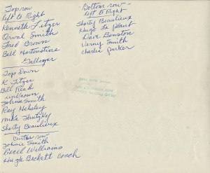 1929 Big E Club - names