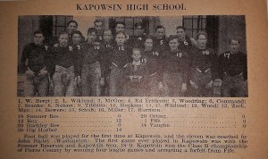 1928 Kapowsin Football Team