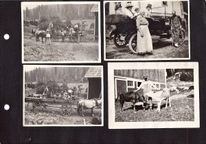 Page of the Kjelstad photo album (ca. 1915)