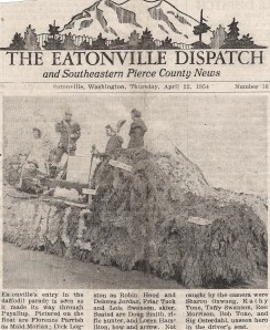 1954 Eatonville float in Daffodil Parade