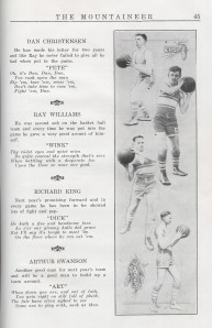 1923 EHS BB players, Dan Christensen, Ray Williams, Richard King, Arthur Swanson