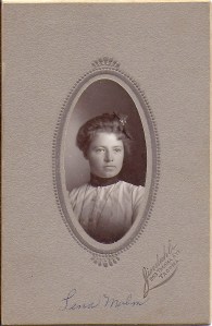 Lena Malm as a young girl 