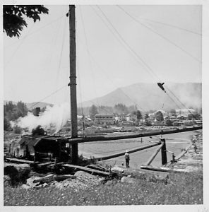 Mineral lake - logging 1964