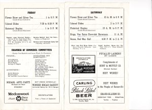 Pages of 50th Celebration Program