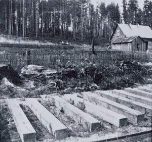 Alder Railroad ties being installed