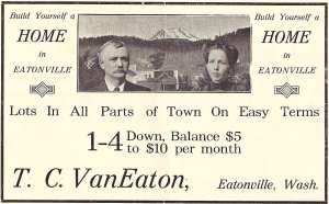 T.C. Van Eaton Ad, 1913