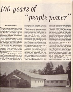Ruralite, Sept 1989, 100 years, pg 1