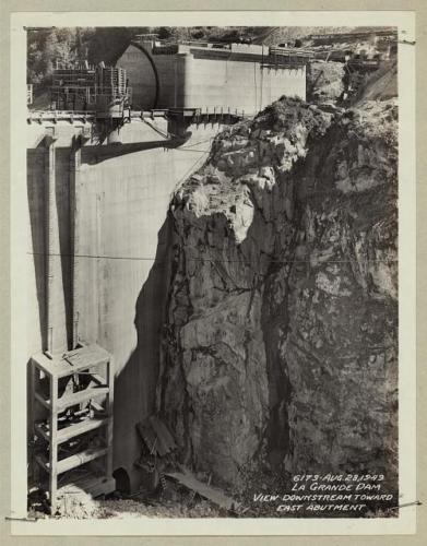 Alder Dam Under Construction (Aug. 23,&nbsp;1943)