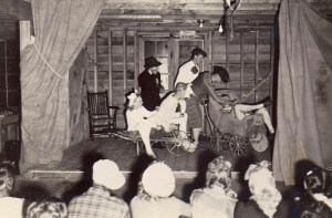 The Lodge Crew - Nettie and Carl in the foreground (Madora's caption)