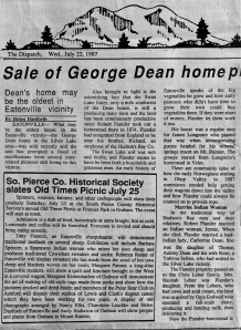George Dean article - Page 1