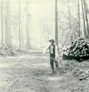 Walter Ashford involved in road construction
