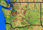 Washington Earthquakes (www.geology.com)