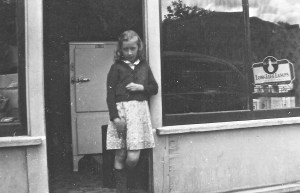 Lois Daly Brown in front of the store (now Postnet) Lois Daly Brown in front of the store (now Postnet)