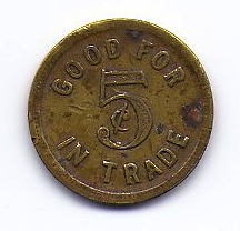 Wilson & Son Bowling Alley Token (Back)