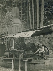 C. Boettcher on Yarder —  Glenn Parks Operator