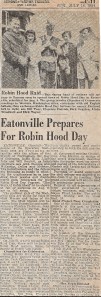 Eatonville Prepares for Robin Hood Day (page 1)