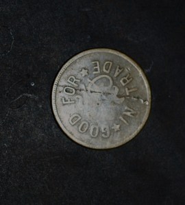 Fairbairn & Nelson trading token (side 2)